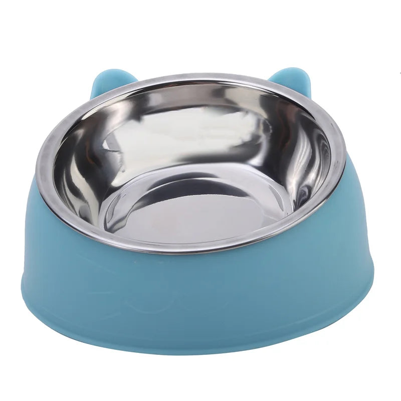 Tilted Non-Slip Pet Bowl