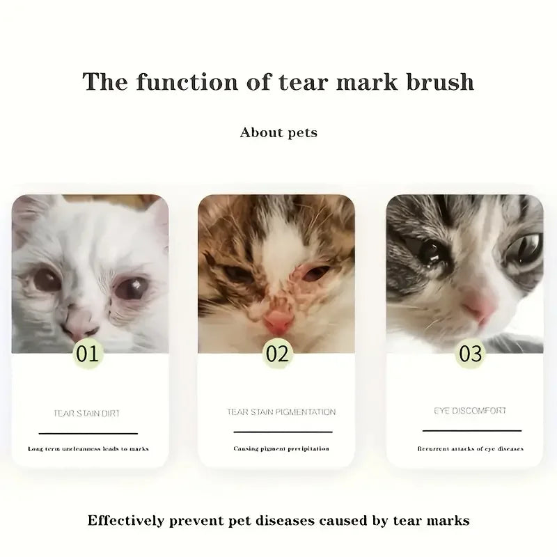 Tear Stain Removal Brush