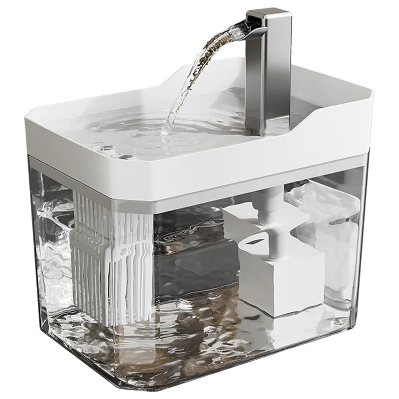 Automatic Transparent Pet Water Dispenser