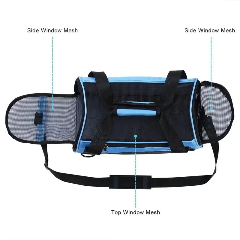 Four-Sided Breathable Mesh Pet Bag