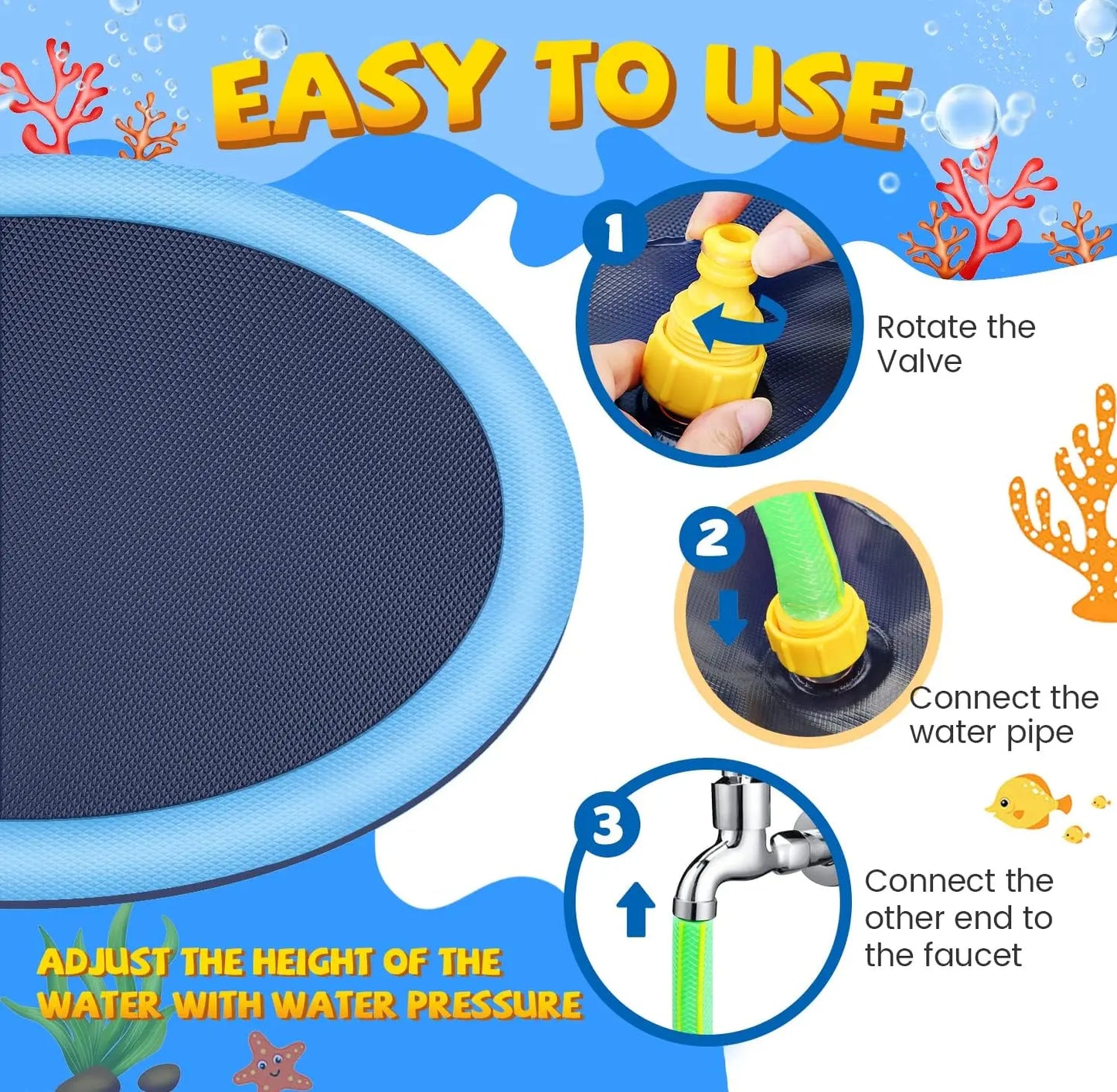 Outdoor Splash Pad for Dogs