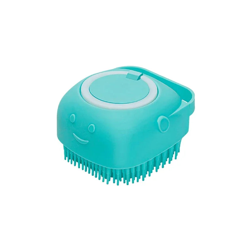 Dog Bathing Brush & Shampoo Dispenser