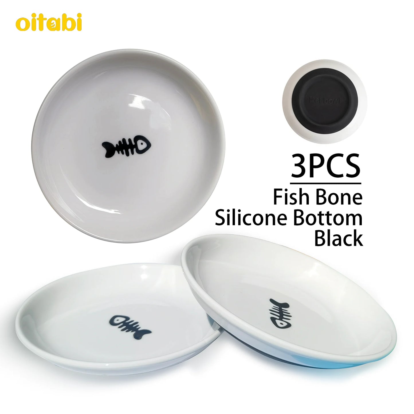Oitabi No Spill Cat Bowl Set