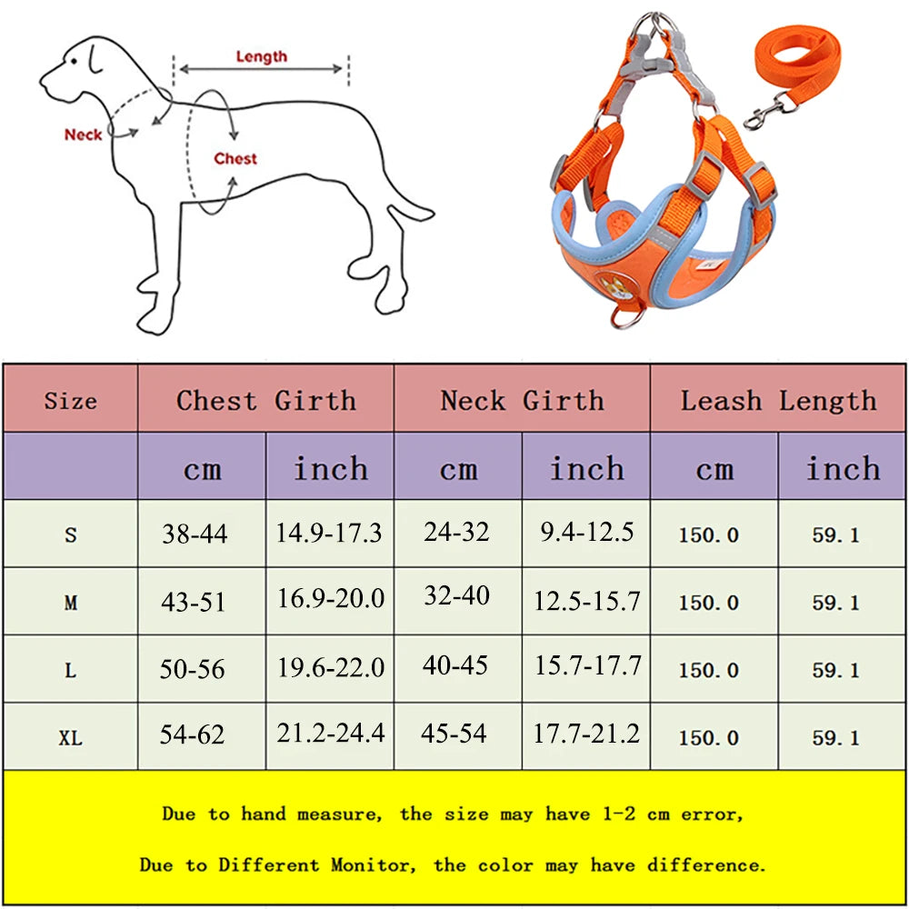 No Pull Pet Harness and Leash Set