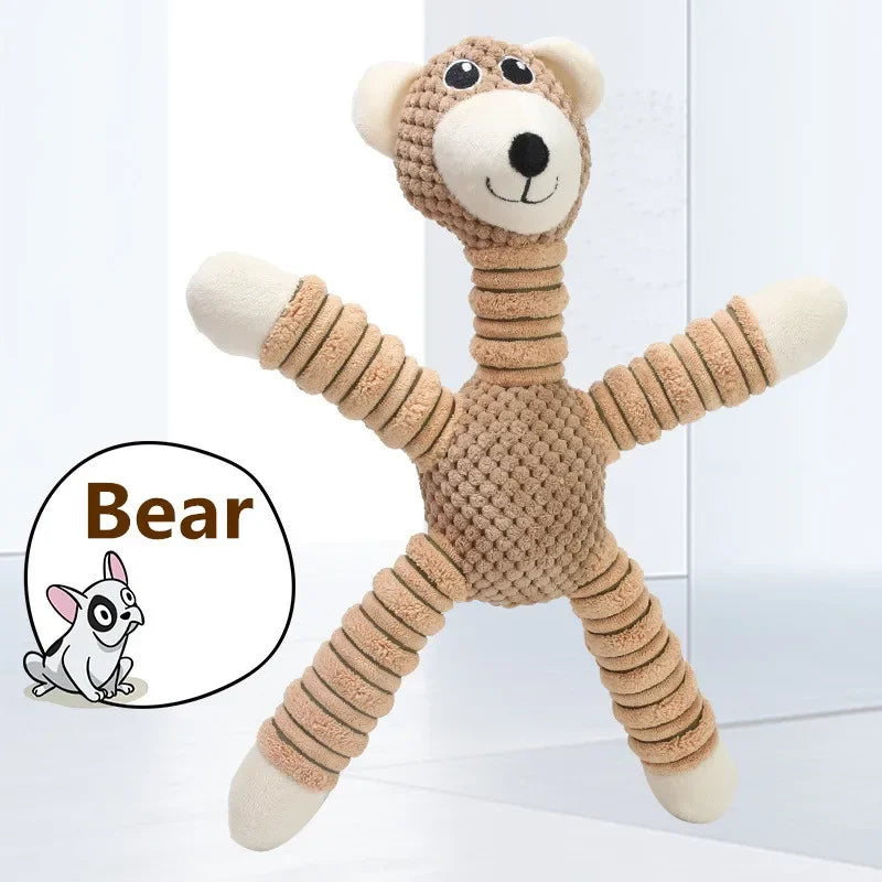Indestructible Squeaky Plush Toy
