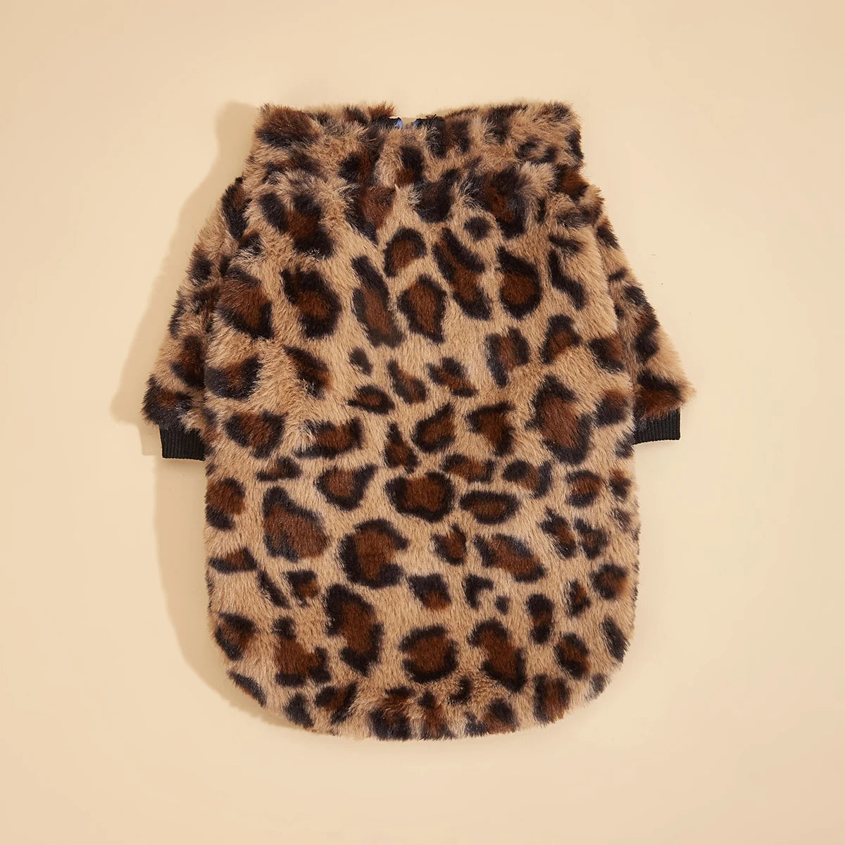 Colorful Leopard Fuzzy Coat
