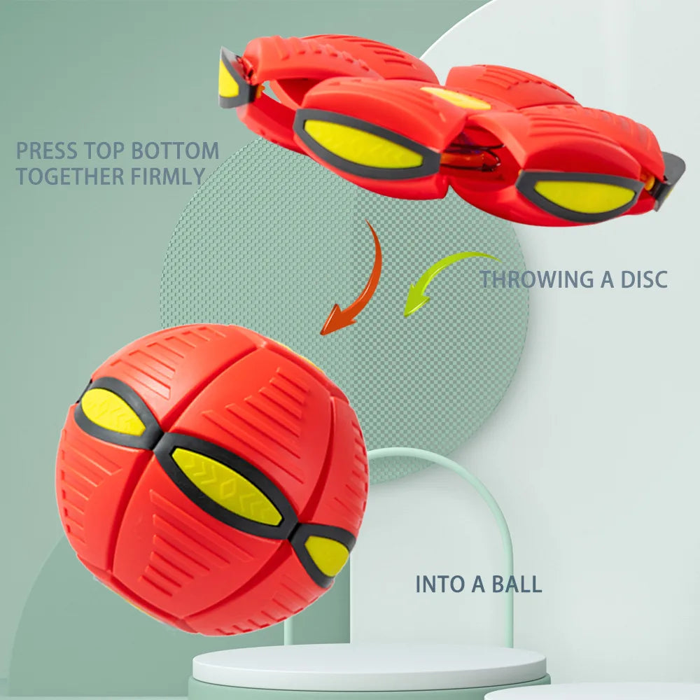 Pet Flying Saucer Bouncing Ball Toy