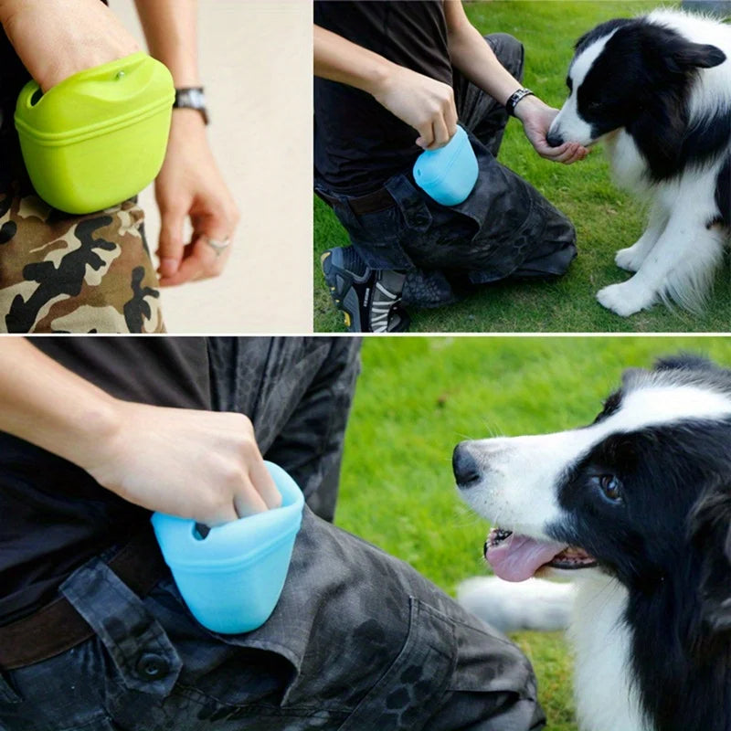 Silicone Dog Treat Training Bag