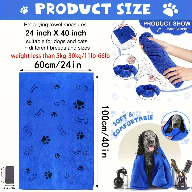 Microfiber Quick-Drying Pet Towel