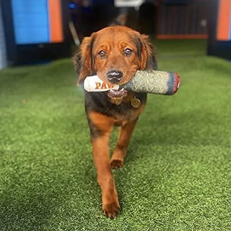 Funny Cigar-Shaped Plush Squeaky Toy