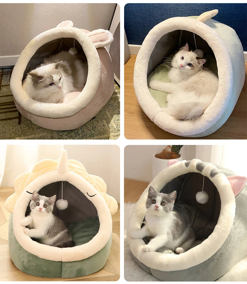 Cartoon-Inspired Deep Sleep Pet Bed