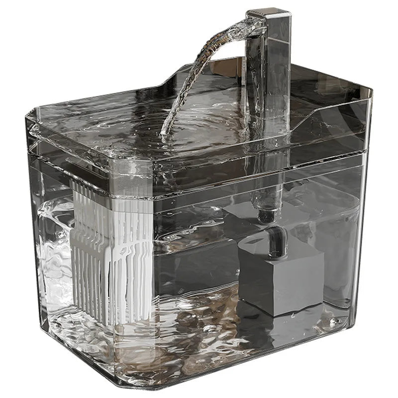 Automatic Transparent Pet Water Dispenser