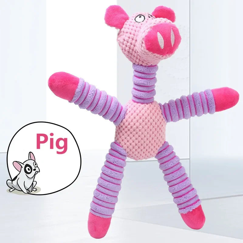 Indestructible Squeaky Plush Toy