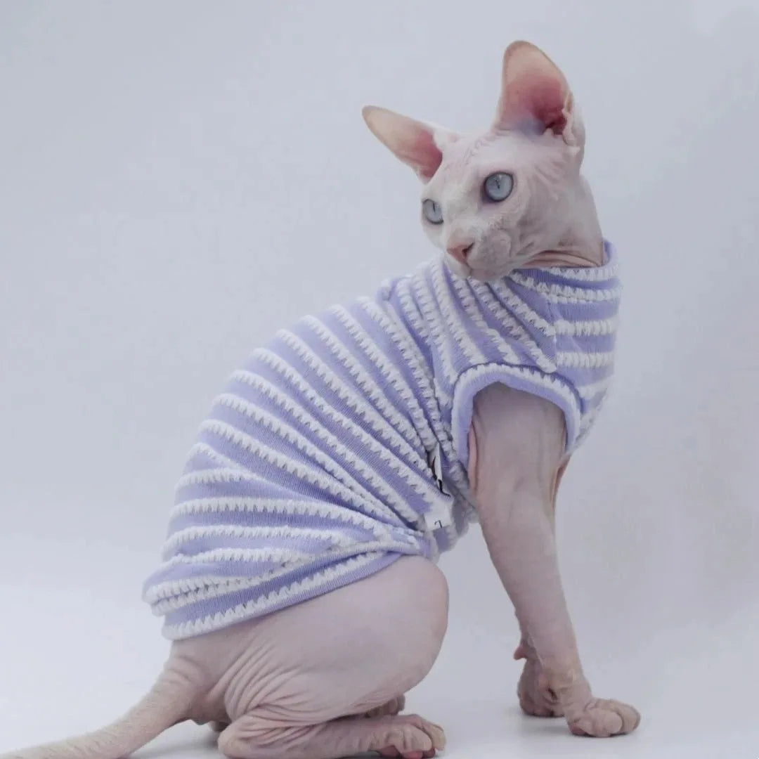 Summer Striped Bottoming Shirt