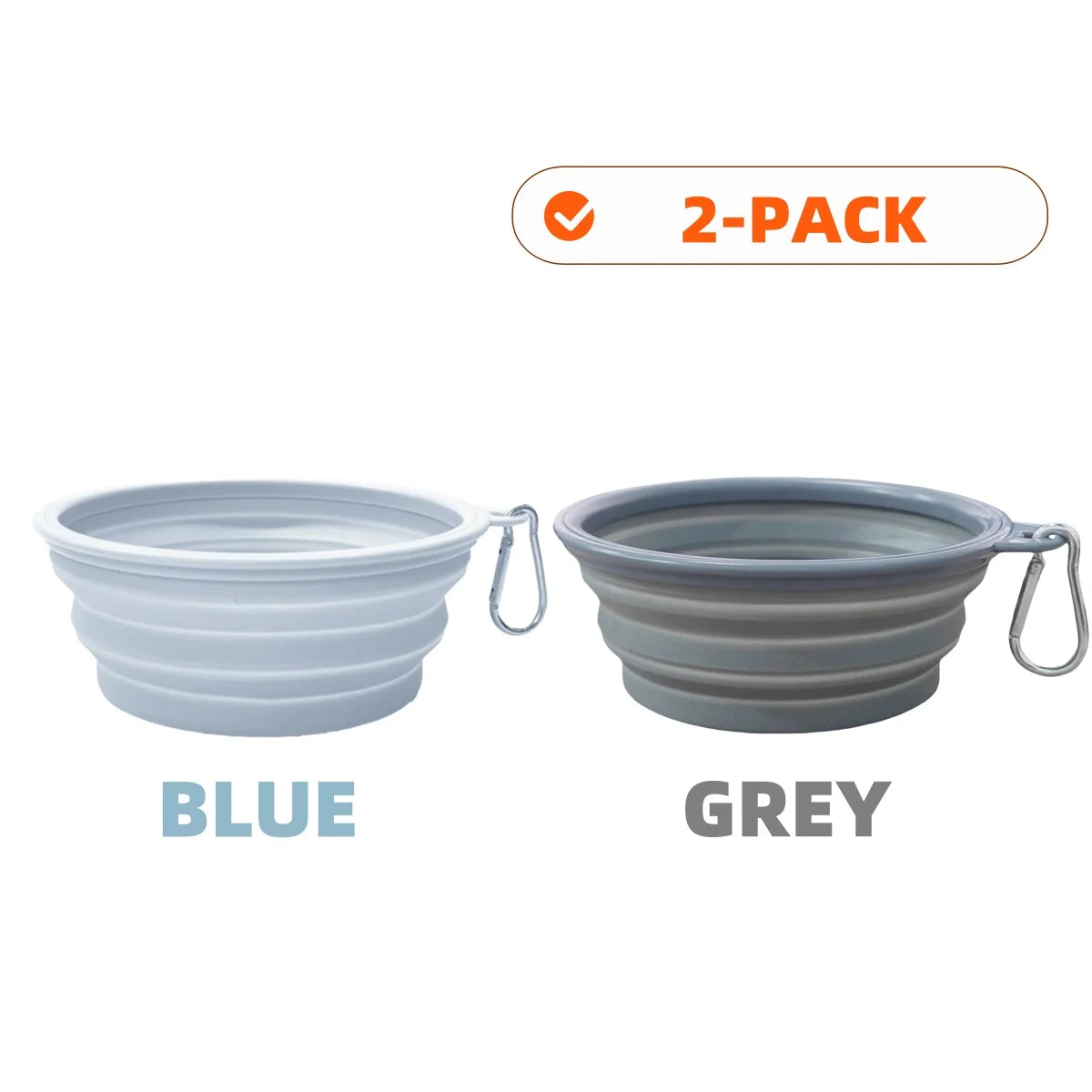 Collapsible Pet Silicone Bowls