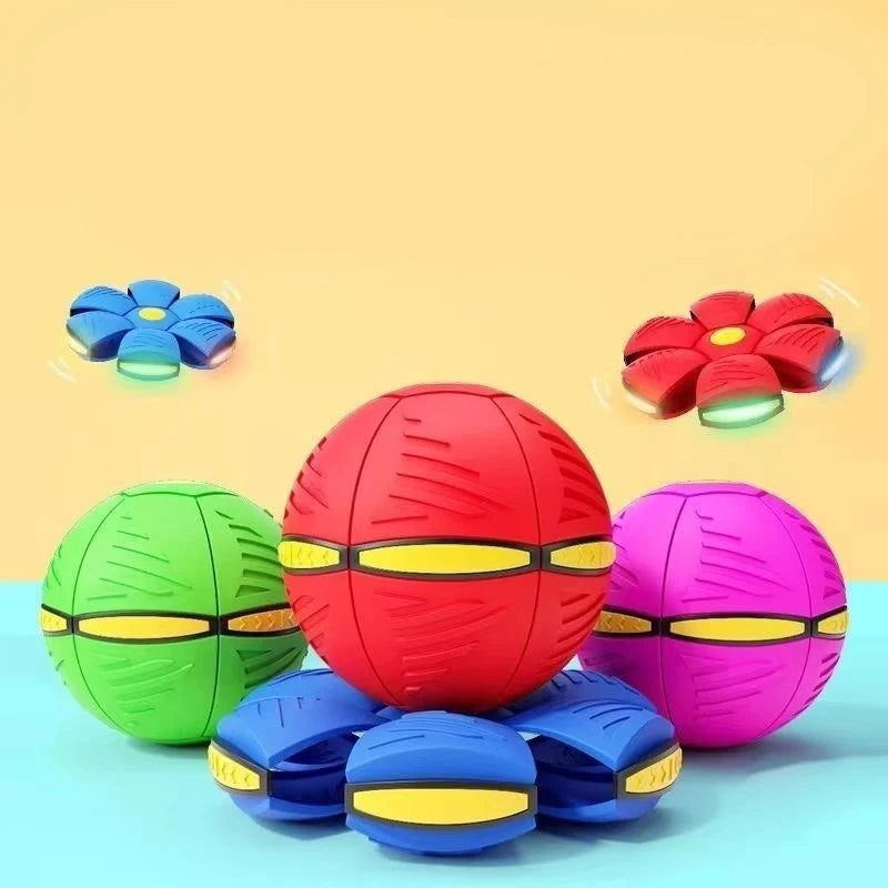 Pet Flying Saucer Bouncing Ball Toy