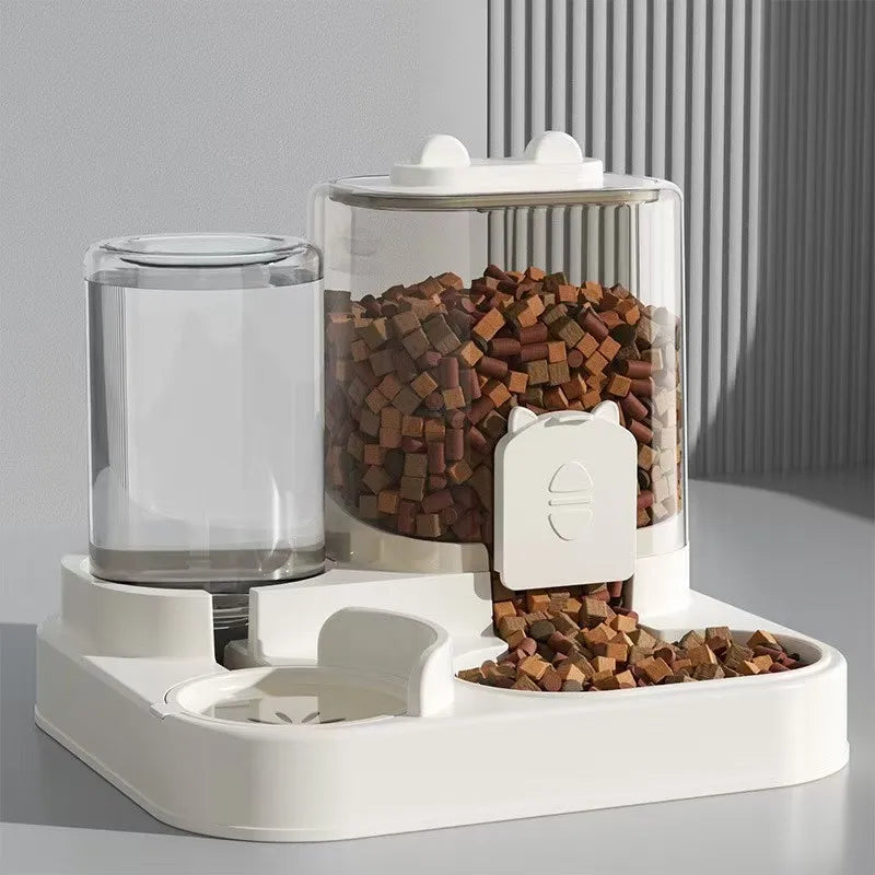 Automatic Feeder & Water Fountain Combo