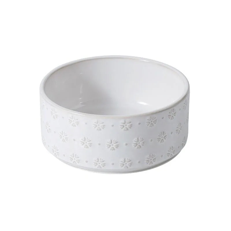 Double Ceramic Elevated Dog Bowls
