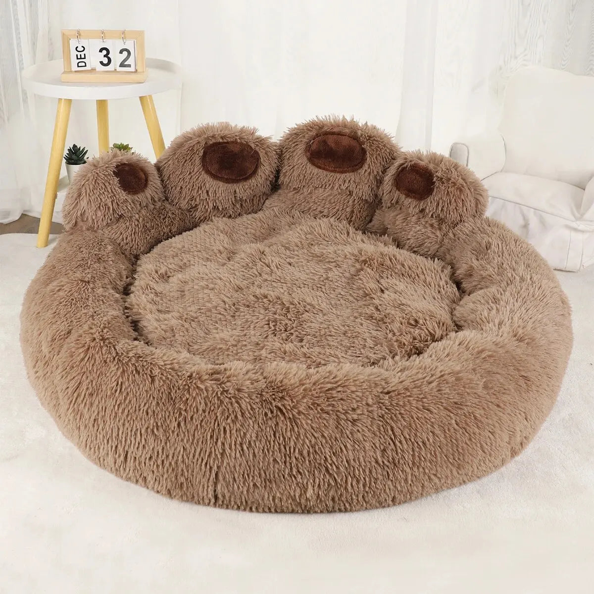 Bear Paw-Shaped Pet Bed