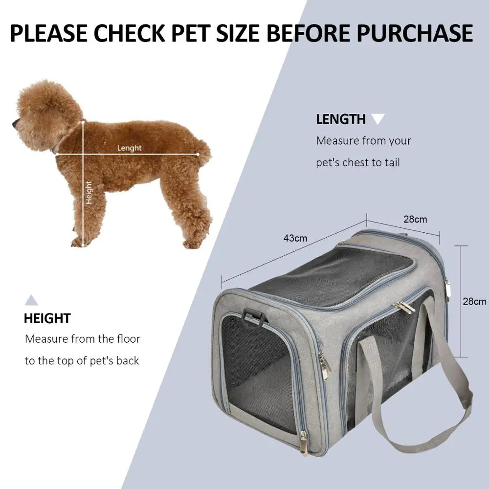 Soft-Sided Pet Carrier Backpack