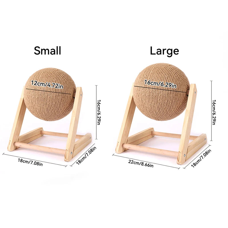 Sisal Rope Scratching Ball Toy