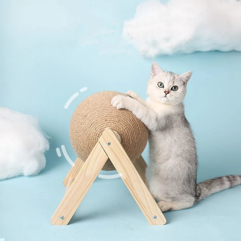 Sisal Rope Scratching Ball Toy