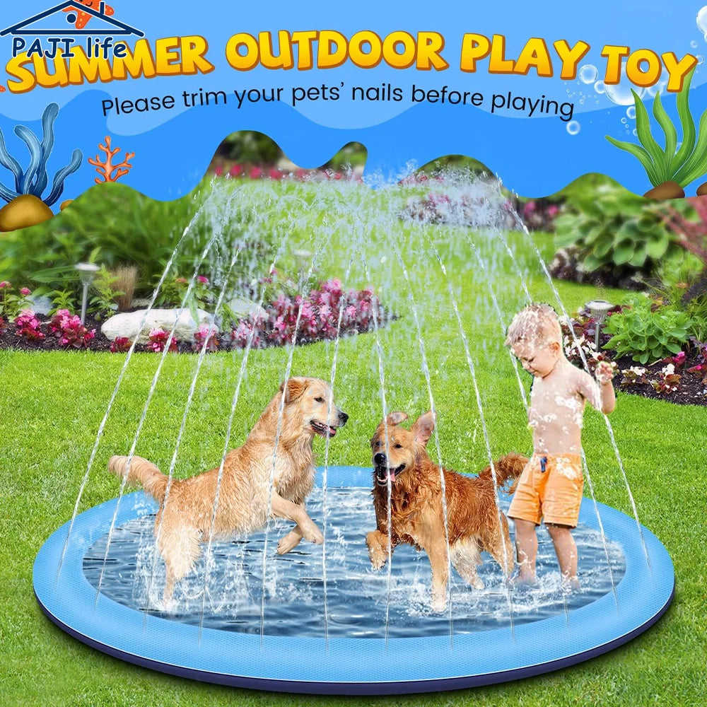 Outdoor Splash Pad for Dogs