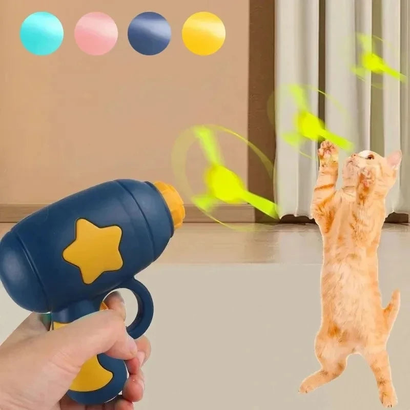 Funny Cat Flying Disc Launcher Toy