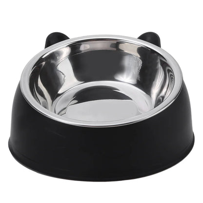 Tilted Non-Slip Pet Bowl