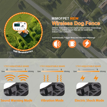 5000Ft Wireless Electronic Pet Fence