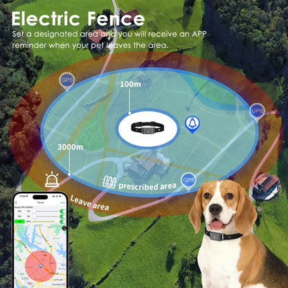 4G GPS Pet Tracker Collar