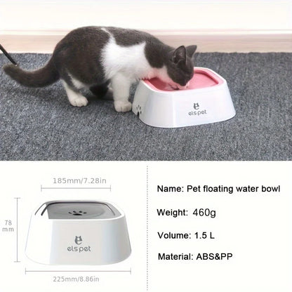 No-Spill Slow Feeder Water Bowl