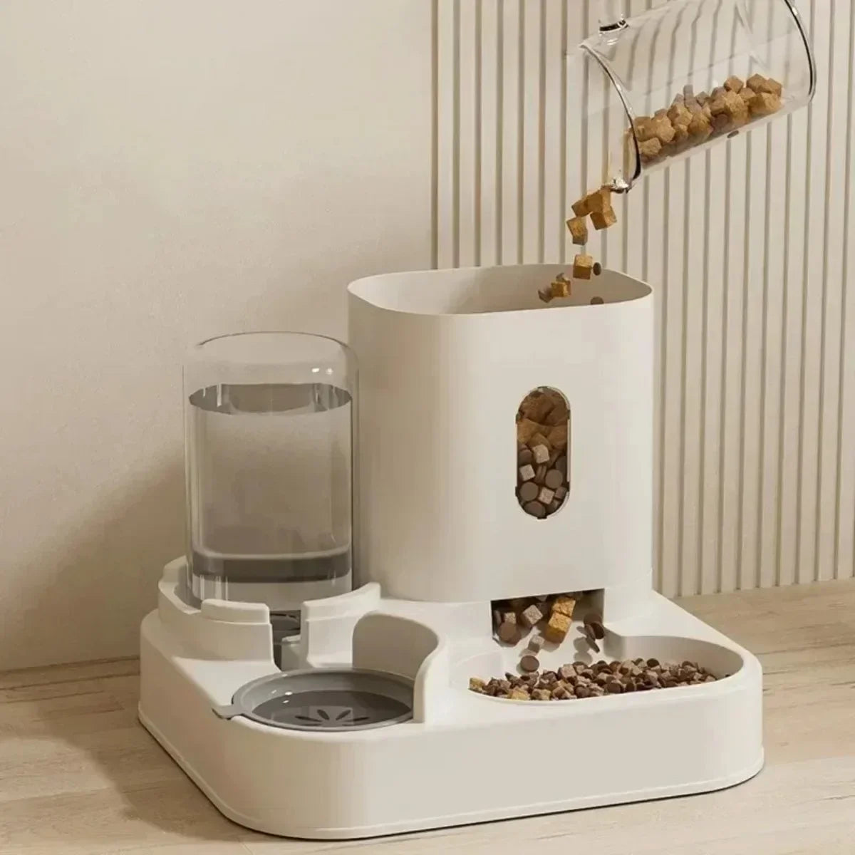 Automatic Feeder & Water Fountain Combo