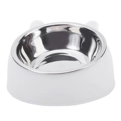 Tilted Non-Slip Pet Bowl