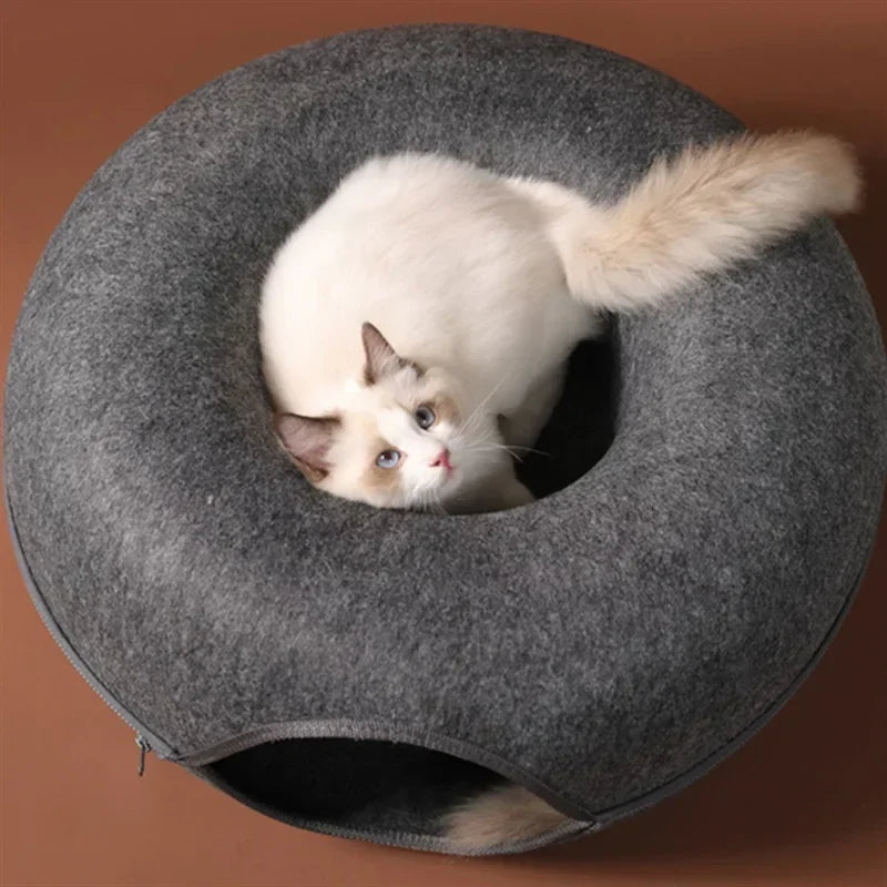 Felt Donut Bed & Tunnel