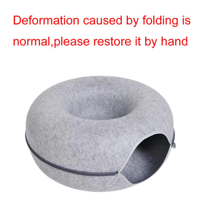 Felt Donut Bed & Tunnel
