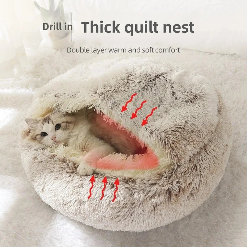 Autumn & Winter Plush Pet Nest