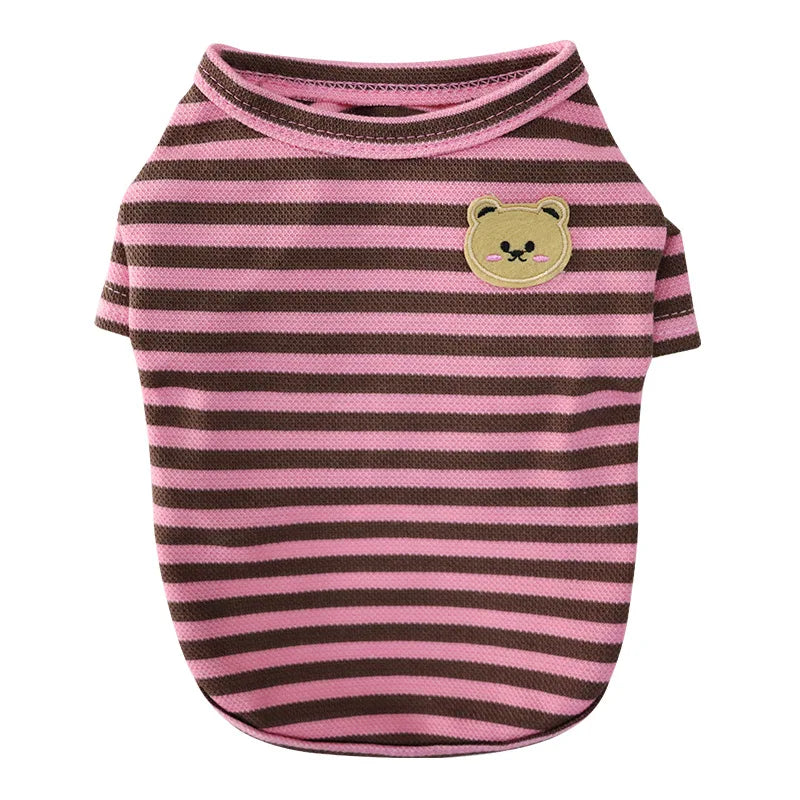 Summer Striped Pet Vest
