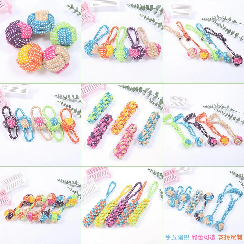 Interactive Cotton Rope Dog Toys
