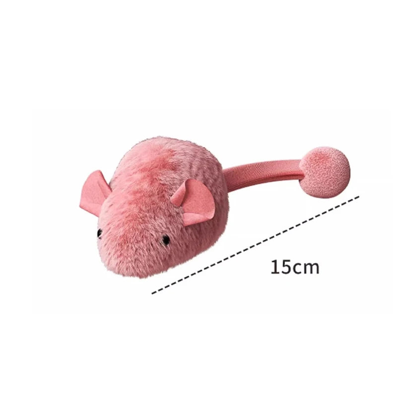 Interactive Plush Mouse Cat Toys