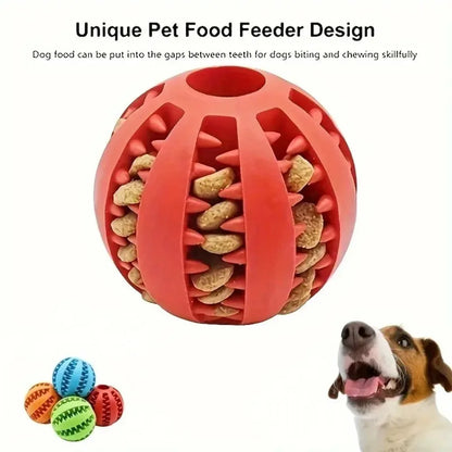 Interactive Rubber Food Ball