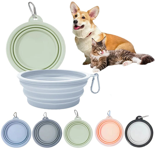 Collapsible Pet Silicone Bowls