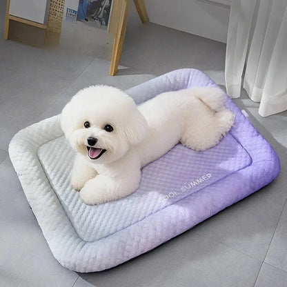 Summer Pet Ice Silk Bed