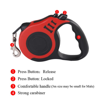 3m/5m Automatic Retractable Pet Leash