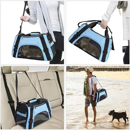 Four-Sided Breathable Mesh Pet Bag