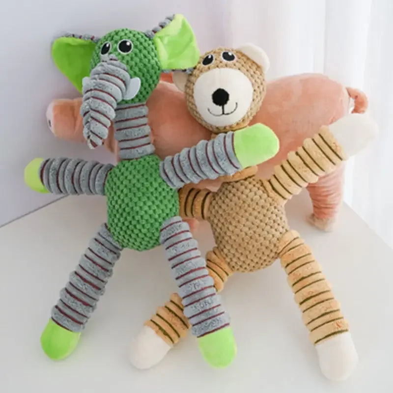 Indestructible Squeaky Plush Toy