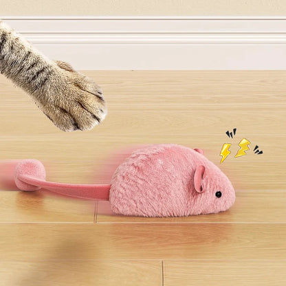 Interactive Plush Mouse Cat Toys