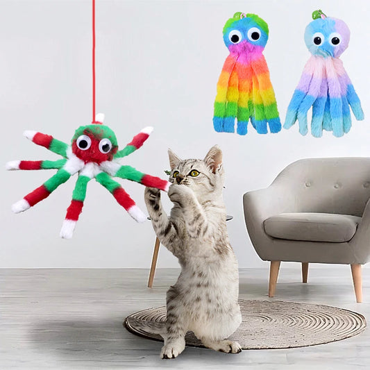 Fashion Hanging Sound Octopus Toy