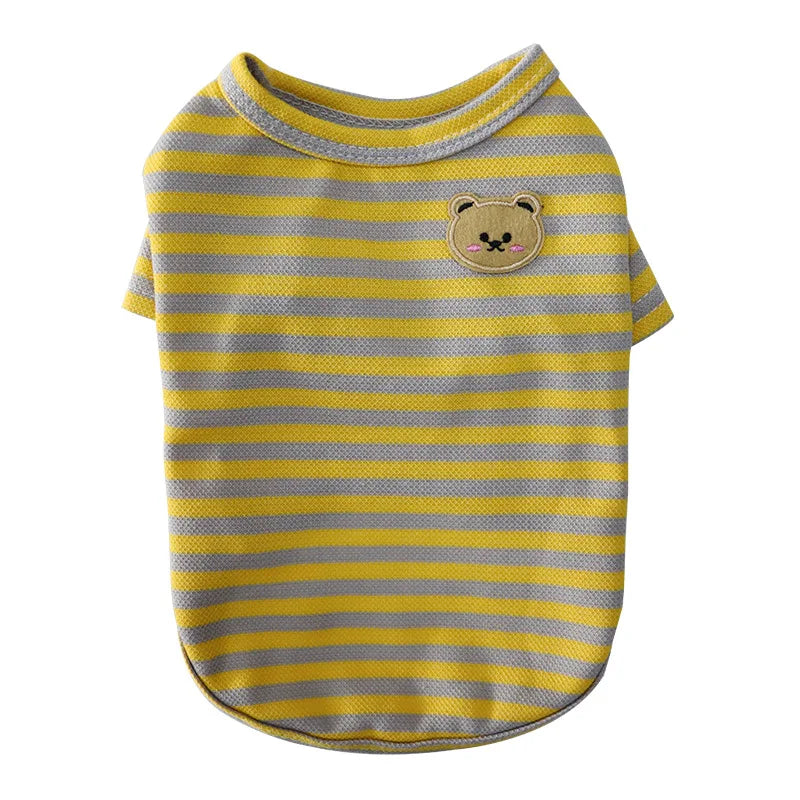 Summer Striped Pet Vest