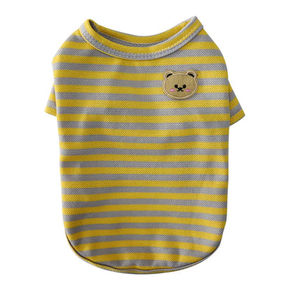 Summer Striped Pet Vest